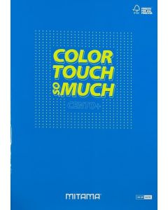Sešit "Color Touch", A4+, linkovaný, 52+2 listů, sv.modrá, MITAMA 62172-90125