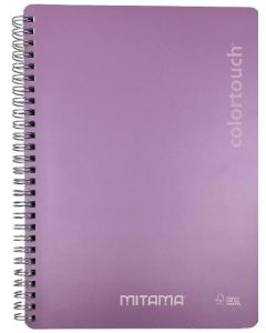 Spirálový sešit "i-Note", 18,5x24, čistý, 90 listů, fialová, MITAMA 62278-90211