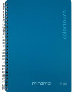 Spirálový sešit "i-Note", 18,5x24, čistý, 90 listů, cyan, MITAMA 62278-90212
