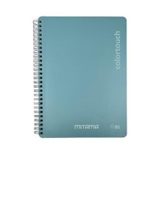 Spirálový sešit "i-Note", 18,5x24, čistý, 90 listů, tyrkysová, MITAMA 62278-90213