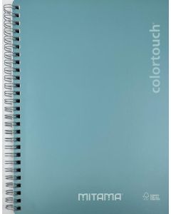 Spirálový sešit "i-Note", 18,5x24, linkovaný, 90 listů, tyrkysová, MITAMA 62283-90205
