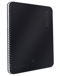 Spirálový sešit "i-Note", 18,5x24, linkovaný, 90 listů, černá, MITAMA 62283-90207