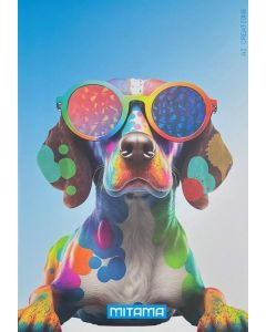 Sešit "Animal", A4, čtverečkovaný, 40+2 listů, pes, MITAMA 62732-90104