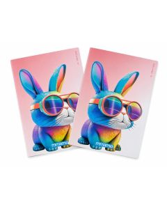 Sešit "Animal", 2ks, A4, linkovaný, 40+2 listů, králík, MITAMA