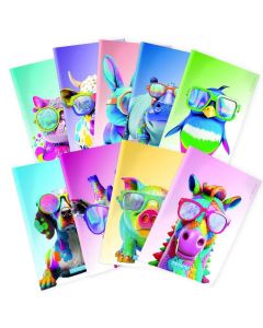 Sešit "Animal", A4, linkovaný s okraji, 40+2 listů, kůň, MITAMA 62744-90116