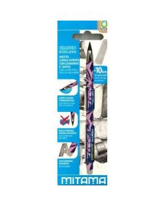 Nekonečná tužka s gumou, růžová, s víčkem, MITAMA 62980-90164