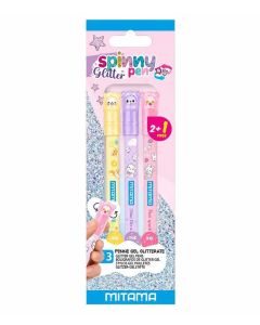 Roller "Spinny Pen Glitter", 0,7/0,35mm, 3ks, MITAMA 63969