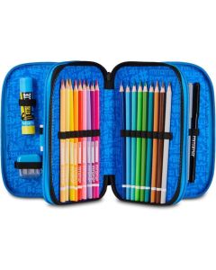 Penál plný "Triplo", CoolDino, třípatrový, na zip, MITAMA 69940