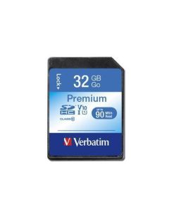 Paměťová karta "Premium", SDHC, 32GB, CL10/U1, 45/10 MB/s, VERBATIM