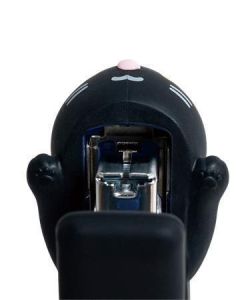 Sešívačka "HD-10NX", černá kočka, No.10-1M, 20 listů, silikon/kov, MAX ZH90234