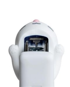 Sešívačka "HD-10NX", tříbarevná kočka, No.10-1M, 20 listů, silikon/kov, MAX ZH90236