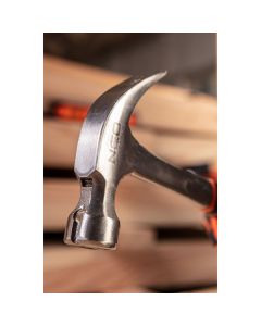 Tesařské kladivko 25-101, bimateriálová rukojeť, NEO TOOLS