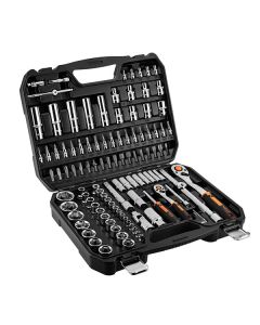 Sada nástrčných klíčů, 10-066, chrom-vanadiová ocel, kufřík, Neo Tools