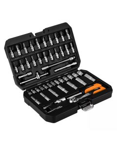 Sada nástrčných klíčů, 10-201, 55, velikost 1/4, kufřík,, NEO TOOLS