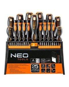 Sada šroubováků, 04-210, s bity 37 ks, NEO TOOLS