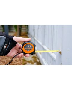 Svinovací metr NEO TOOLS ocel, 5m x 25mm, magnetický