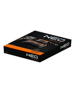 Opasek na nářadí z přírodní kůže, 84-330, nastavitelný obvod, zesílené kapsy, Neo Tools