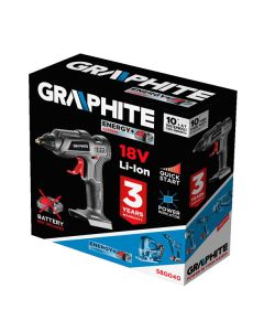 Tavící pistole ENERGY+ 200W, Graphite 58G040, Maximální teplota 210c, černá