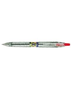 Kuličkové pero "B2P EcoBall", červené, 0,27 mm, PILOT BP-B2PEB-M-R-BG
