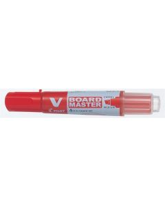 Popisovač na bílou tabuli "V-Board Master", červená, 2,2 mm, klínový hrot, PILOT