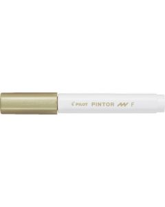 Dekorativní popisovač "Pintor F", zlatá, 1 mm, PILOT