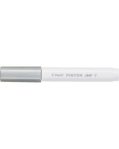 Dekorativní popisovač "Pintor F", stříbrná, 1 mm, PILOT