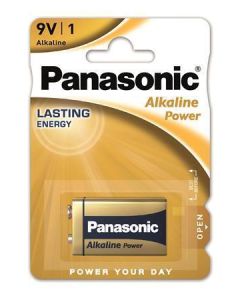 Baterie "Alkaline power", 9V, 1 ks, PANASONIC