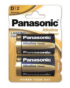 Baterie "Alkaline power", D 2 ks, PANASONIC