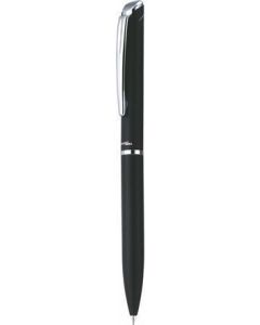 Kuličkové pero "EnerGel BL-2007", modrá, 0,35 mm, otočný mechanismus, kovové, černé tělo, PENTEL BL2