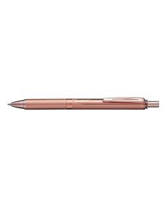 Kuličkové pero "EnerGel BL-407", modrá, 0,35 mm, stiskací mechanismus, rose gold tělo, PENTEL BL407P
