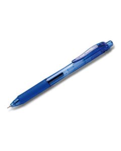 Gelové pero "EnerGelX BLN105", modrá, 0,25 mm, stiskací mech., PENTEL BLN105-CX