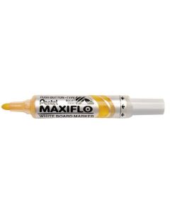 Popisovač na bílou tabuli "Maxiflo MWL5M", žlutá, 2,5 mm, kuželový hrot, PENTEL