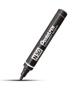 Permanentní popisovač "N50", černá, 2 mm, kuželový hrot, PENTEL N50-AE