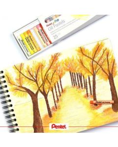 Voskovky "Arts", 25 barev, PENTEL PHN-25U
