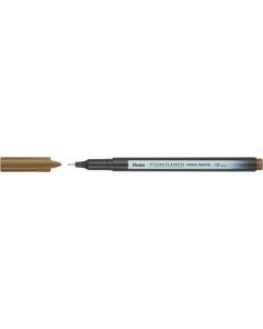 Liner "Pointliner", hnědá, 0,4 mm, PENTEL S40-E3