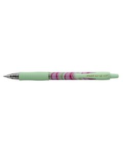 Gelové pero "G-2 Flow", modrá, 0,32 mm, stiskací mechanismus, zelené tělo, PILOT BL-G27-FLG-B