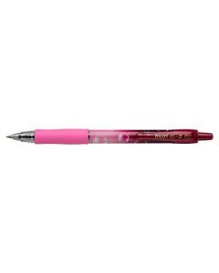 Gelové pero "G-2 Pink Bubble", růžová, 0,32 mm, stiskací mechanismus, PILOT BLG27TRB-PG-L