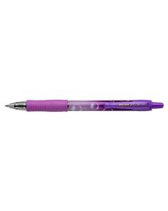 Gelové pero "G-2 Purple Bubble", fialová, 0,32 mm, stiskací mechanismus, PILOT BLG27TRB-PUG-L