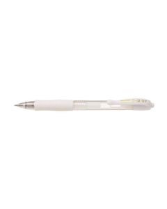 Gelové pero "G-2 Pastel", bílá, 0,32 mm, stiskací mechanismus, PILOT