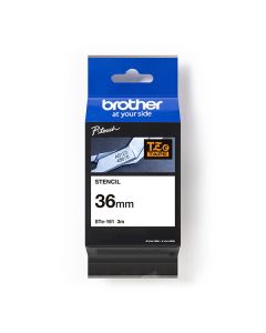 Brother originální páska do tiskárny štítků, Brother, STE-161, 3m, 36mm, kazeta s páskou Stencil