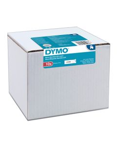 Dymo originální páska do tiskárny štítků, Dymo, 2093096, černý tisk/bílý podklad, 7m, 9mm, 10ks v balení, cena za balení, D1