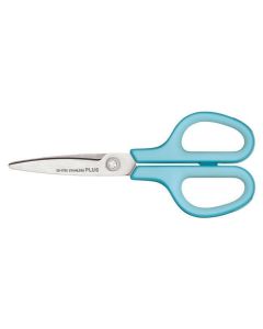 Nůžky "Fitcut Curve", světle modrá, univerzální, 17,5 cm, PLUS 35052