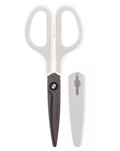 Nůžky "Fitcut Curve", bílá, univerzální, 17,5 cm, PLUS 35056