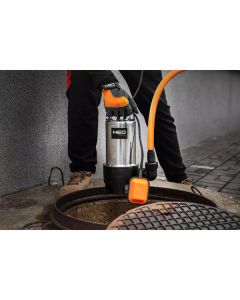 Neo Tools ponorné vodní čerpadlo 04-736, 1100W, 18000l/hod., 7m
