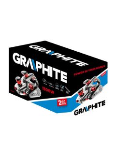 Hoblík Graphite 59G680, elektrika (kabel), 1300W, 16000ot./min, 110mm, 3,5mm, 0-14mm, ergonomický tvar