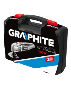 Víceúčelová bruska Graphite 59G020, elektrika (kabel), 230V, 180W, 20000osc./min, 2,8&deg;