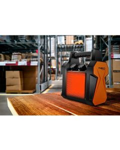 Keramický infra zářič (ohřívač) s ventilátorem NEO TOOLS 90-060, 2000W, IP55, keramický PTC Heating Element, pro vyhřívání menších
