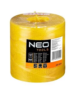 Stavební šňůra 2000 m z polyesteru, 49-934, 12l, odolná polypropylenová šňůra, NEO TOOLS