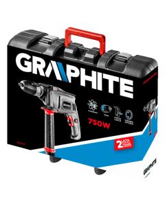Vrtačka 58G726, elektrika (kabel), 230V, 650W, s příklepem, 3000ot./min, Graphite