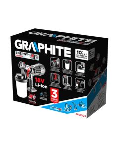 Graphite Stříkací pistole HVLP 58GE103, 1.28kg, 18V